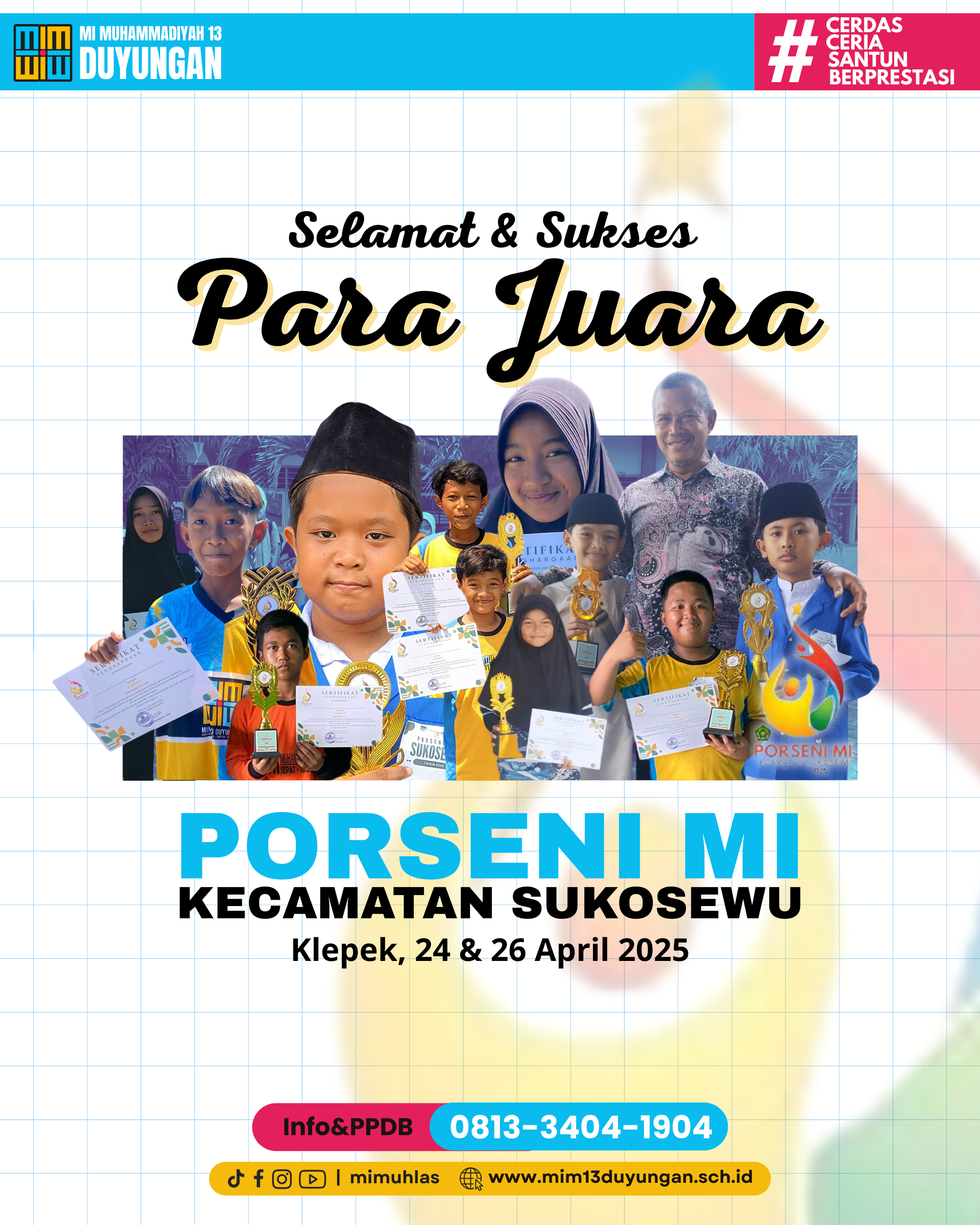 Para Jawara Porseni MI Kec. Sukosewu 2025
